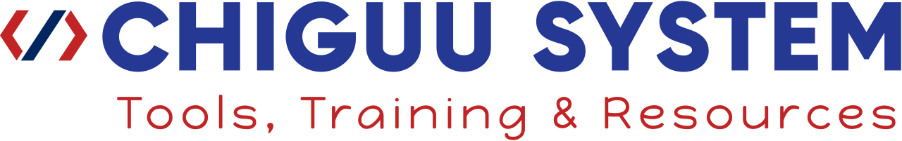 Promotional landing page of Chiguu System featuring call-to-action and benefits overview.